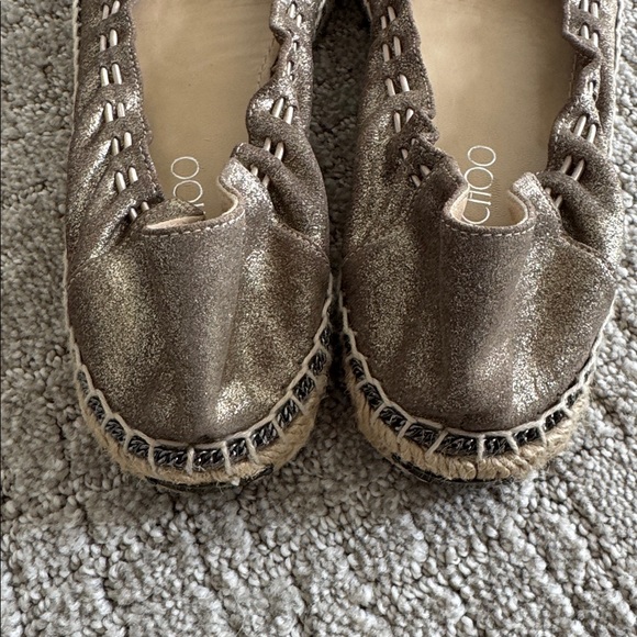 Jimmy Choo Metallic Gold Leather Espadrille Flats | EU 40 - Picture 3 of 7